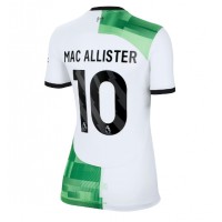 Dres Liverpool Alexis Mac Allister #10 Gostujuci za Žensko 2023-24 Kratak Rukav